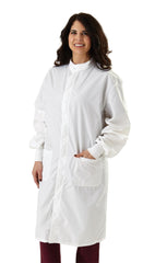COAT,LAB,UNISEX,WHT,BARRIER,RESISTAT,XS