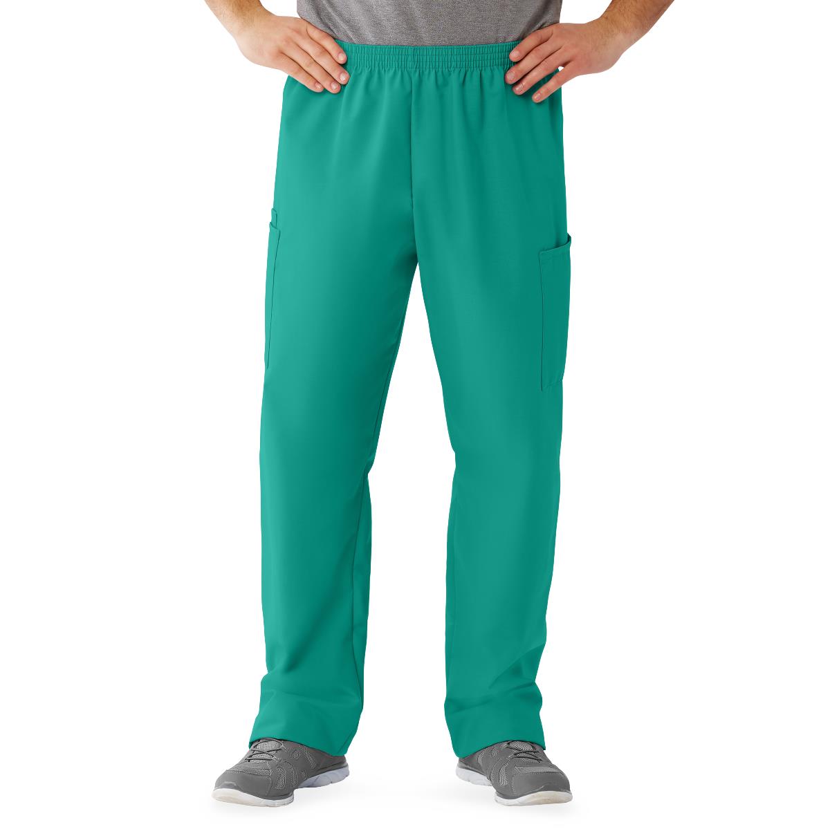 PANT,SCRUB,CARGO,UNISEX,EMERALD,SM,LONG