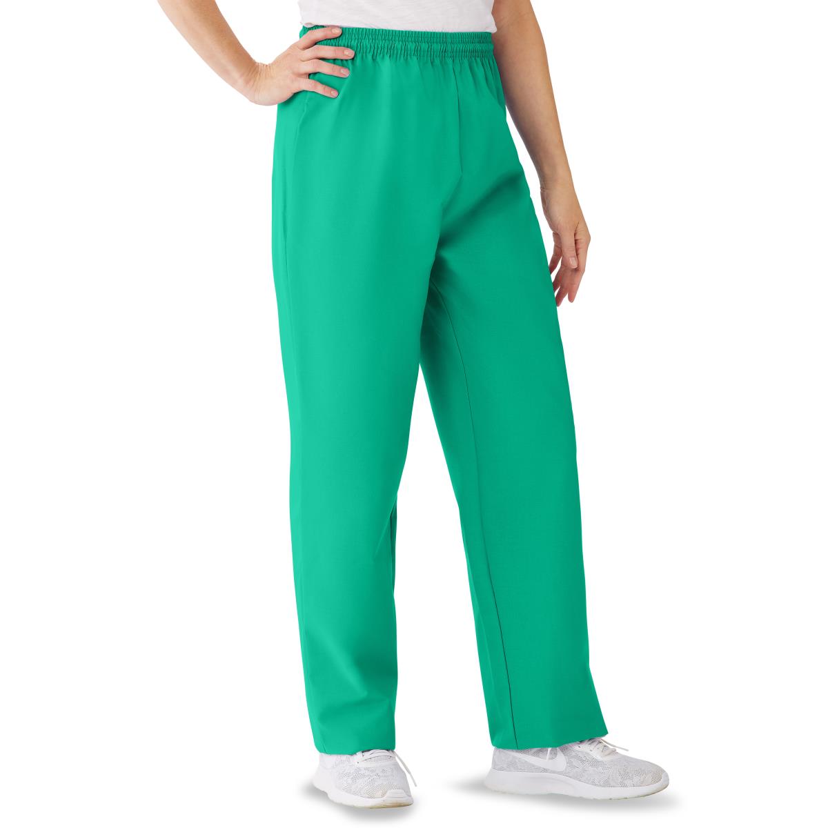 PANT,SCRUB,ELASTIC,TAPERED,JADE,XS