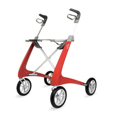 ROLLATOR, CARBON FIBER, COMFORT, RED