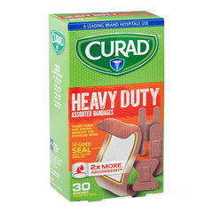 BANDAGE,HEAVY DUTY,CURAD,ASSORTED,30CT