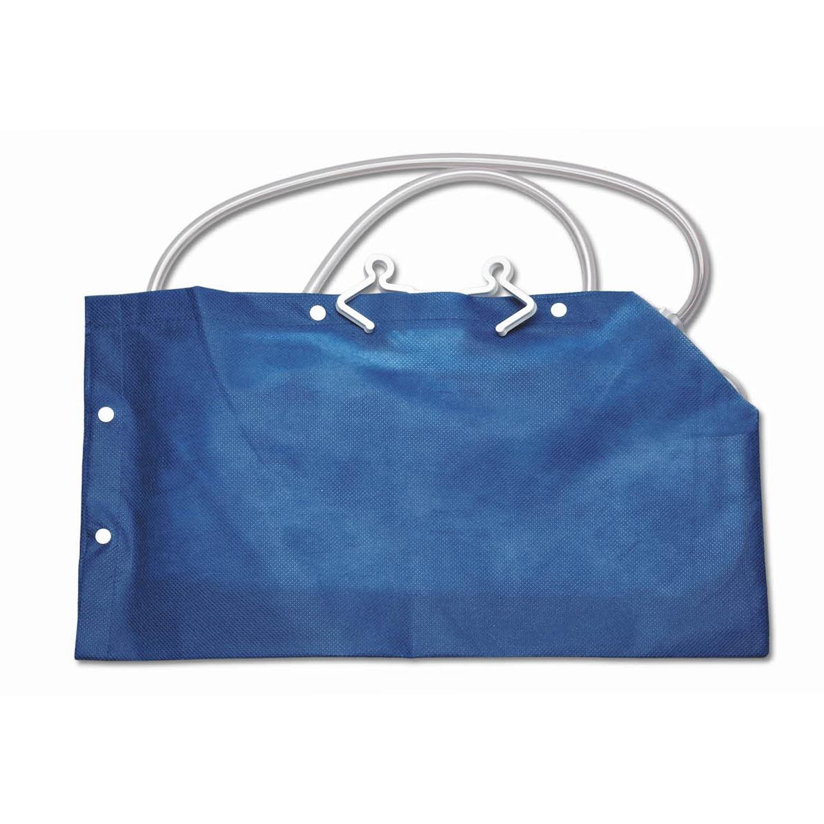 COVER,LOW BED DRAIN BAG,FABRIC,BLUE