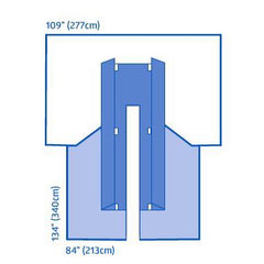 DRAPE,SPLIT,CV,CLR ANES,ST,8/CS