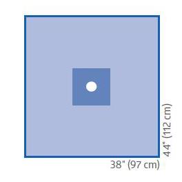 DRAPE,ANGIO,BRACH,ECLIPSE,38X44,ST,40/CS
