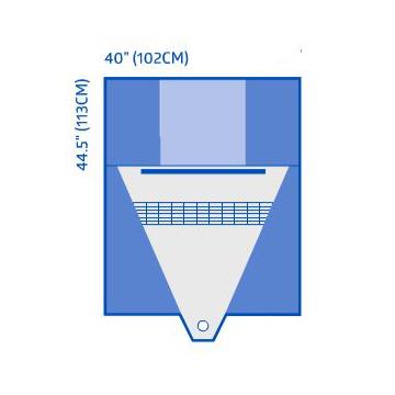 DRAPE,UNDERBUTTOCK,GRAD POUCH,PORT,20/CS