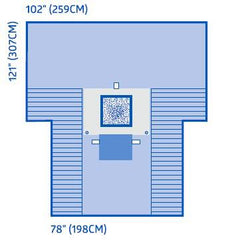 DRAPE,C-SECTION,W/POUCH,ST,7/CS
