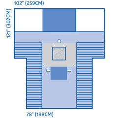 DRAPE,C-SEC,FEN,CLEAR SCRN,WIRE,7/CS