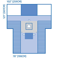 DRAPE,C-SECTION,FEN,CLR SCREEN,WIRE,7/CS