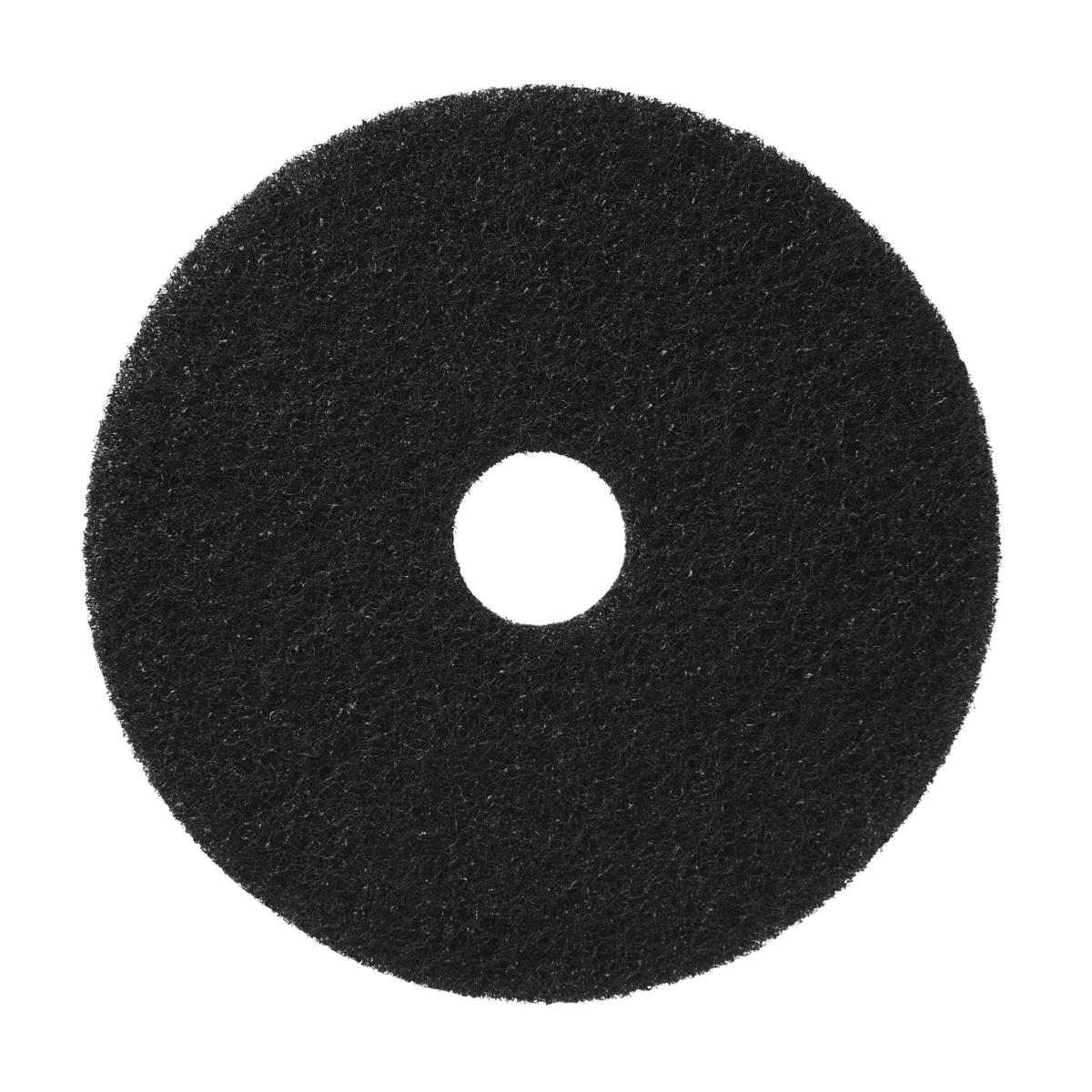 FLOOR PAD,BLACK,STRIPPING,19"