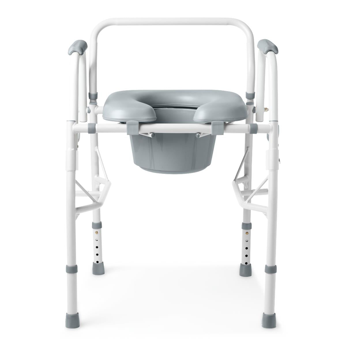 COMMODE,DROP ARM,PADDED