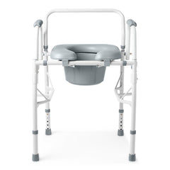 COMMODE,DROP ARM,PADDED