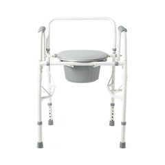 COMMODE, STEEL, DROP ARM