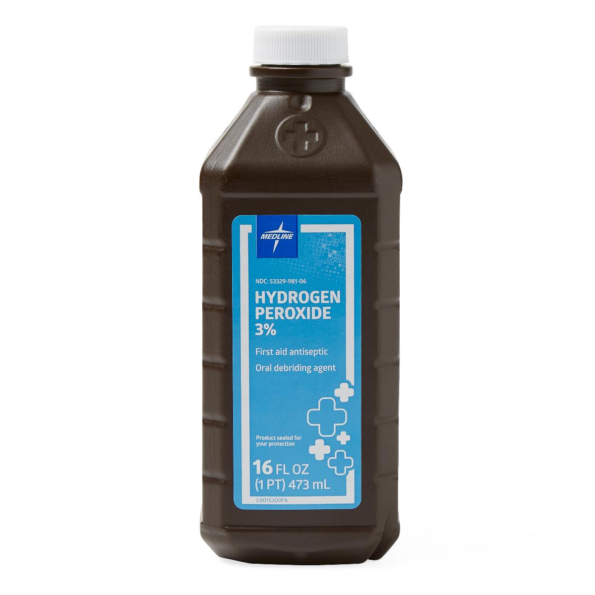 HYDROGEN PEROXIDE,BOTTLE,16-OZ