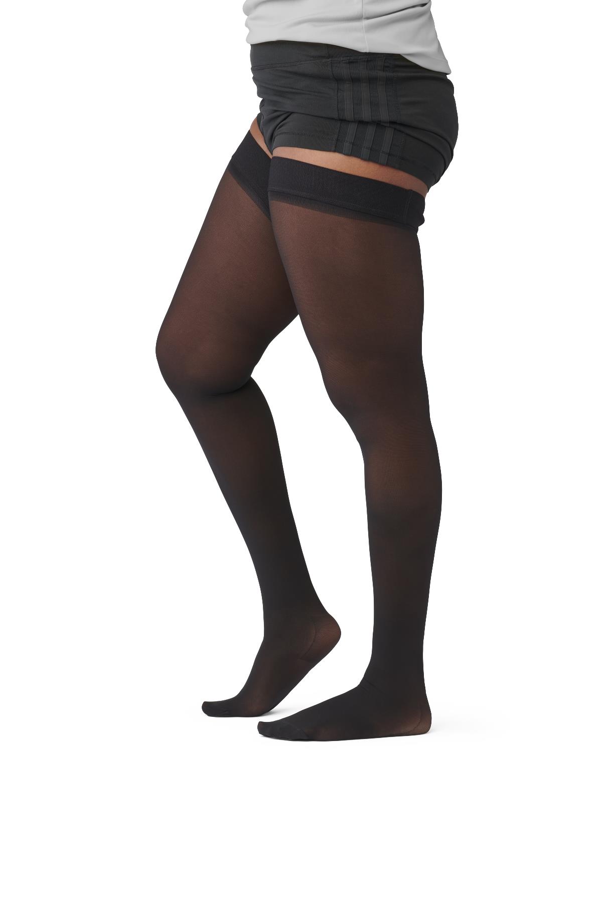 HOSIERY,COMP,THIGH,15-20,2XL,E,BLACK