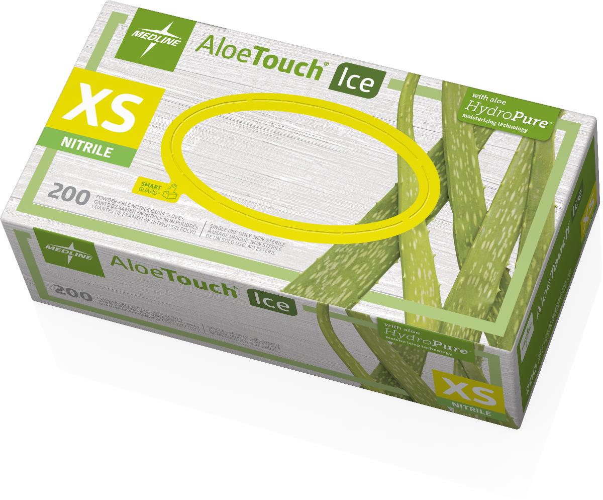 GLOVE,EXAM,THIN NTRLE,ALOE ICE,PF,LF,XS