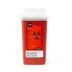 CONTAINER,SHARPS,1 QT.,RED,PHLEB.