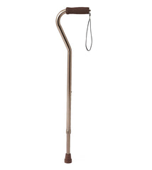 CANE, OFFSET, BRONZE, ALUMINUM