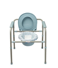 12 COMMODE LINERS,W/ABSORBANT PAD,6BX/CS