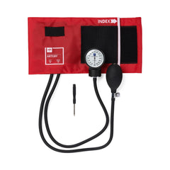 ANEROID,HAND HELD,NYLON CASE,RED