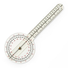 GONIOMETER,PLASTIC,360 DEG,12 IN