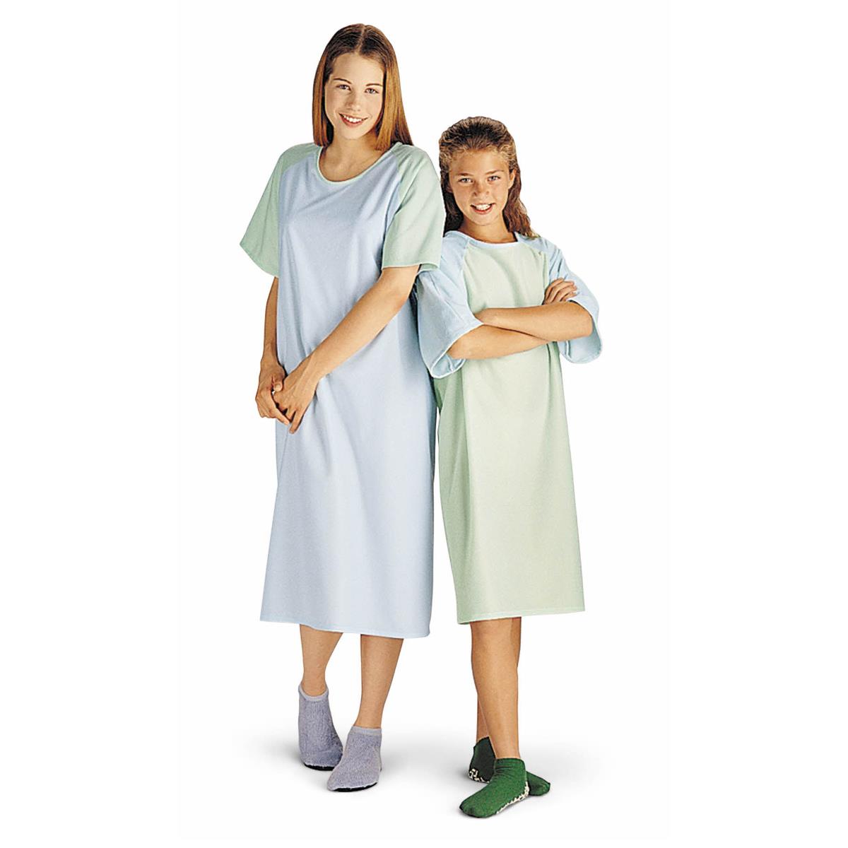 GOWN,TEEN,FR,COMFORTKNIT,BLUE,12-15YR