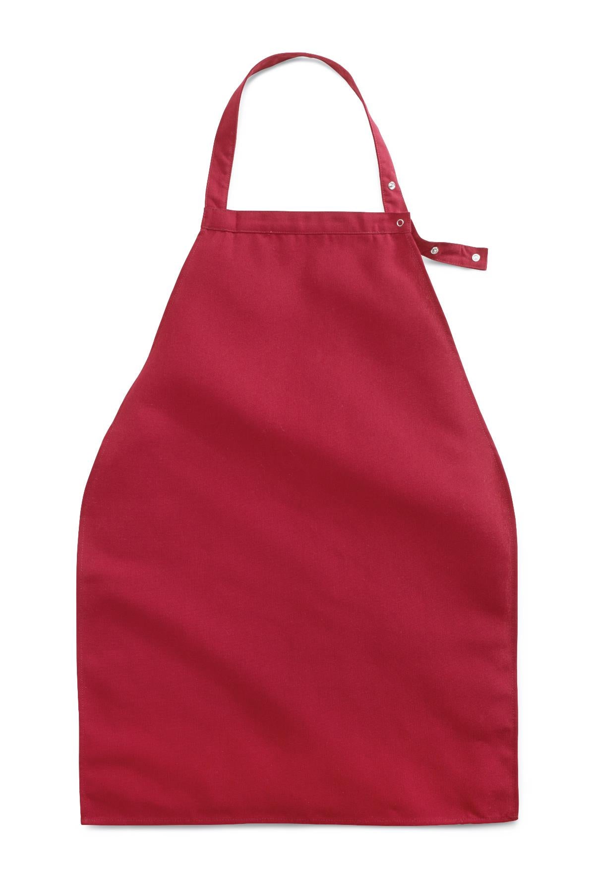 BIB,ADULT,APRON STYLE,BURGUNDY,19X27