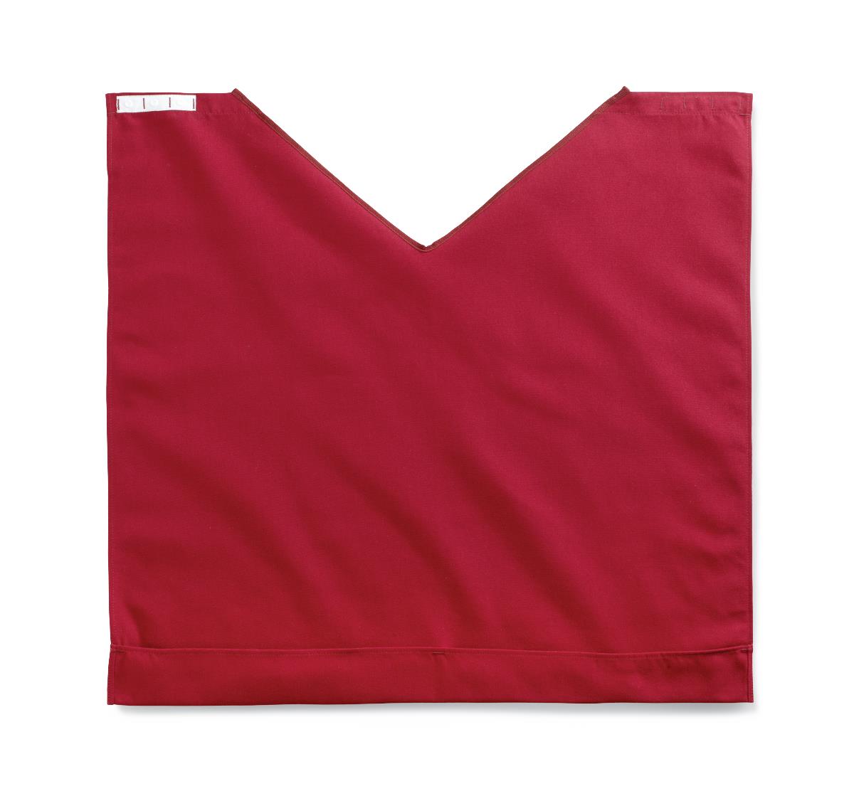 BIB,ADULT,COMFORT FIT,BURGUNDY,27.5X27