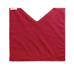 BIB,ADULT,COMFORT FIT,BURGUNDY,27.5X27