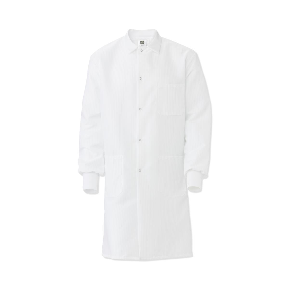 COAT,LAB,RESISTAT,MEN'S,WHITE,2XL,EA
