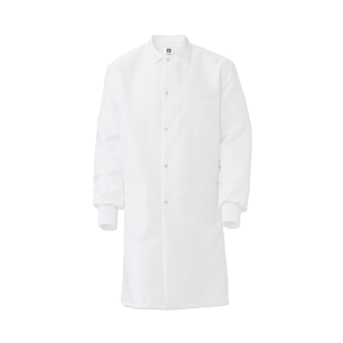 COAT,LAB,RESISTAT,MEN'S,WHITE,XL,EA
