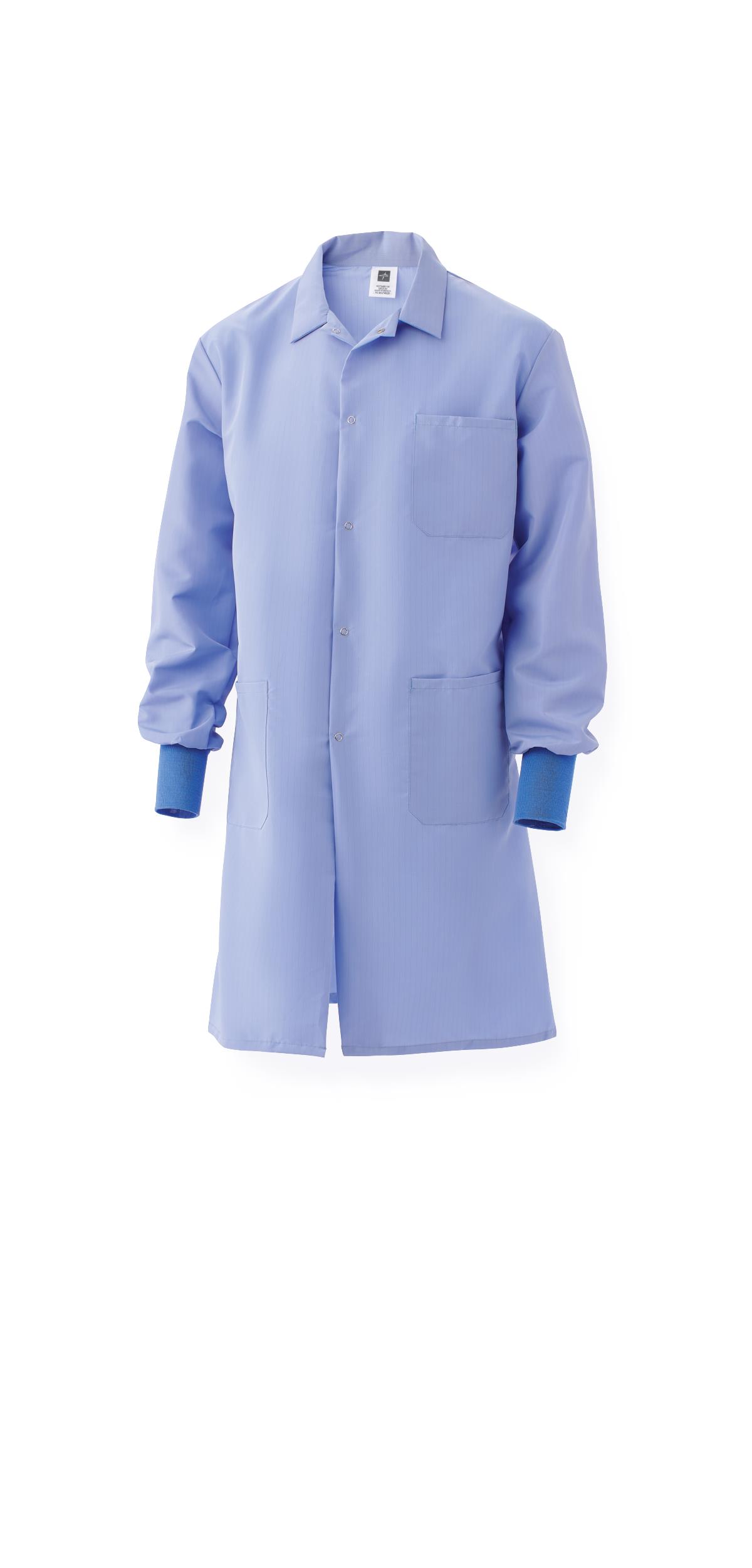 COAT,LAB,RESISTAT,MEN'S,LT.BLUE,2XL,EA