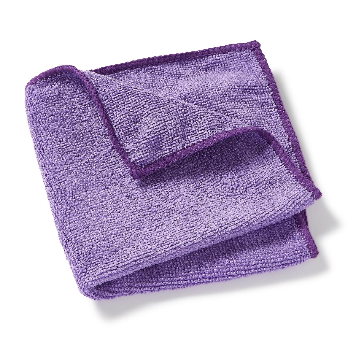 CLOTH,MICROFIBER,LT WT,12X12,PRPL,250/CS