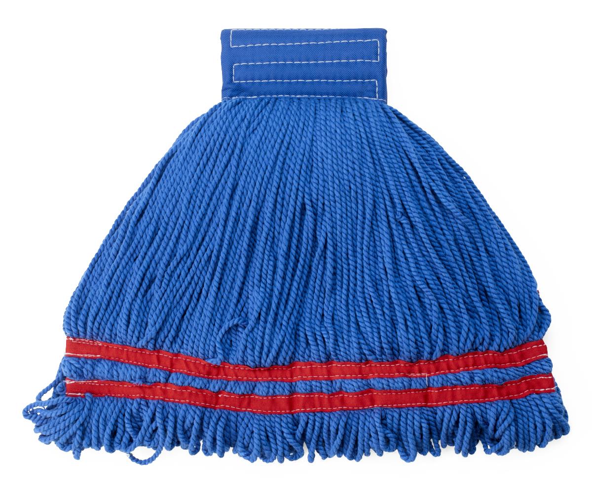 MOP, MICROFIBER, WET, STRING, BLUE, 10OZ