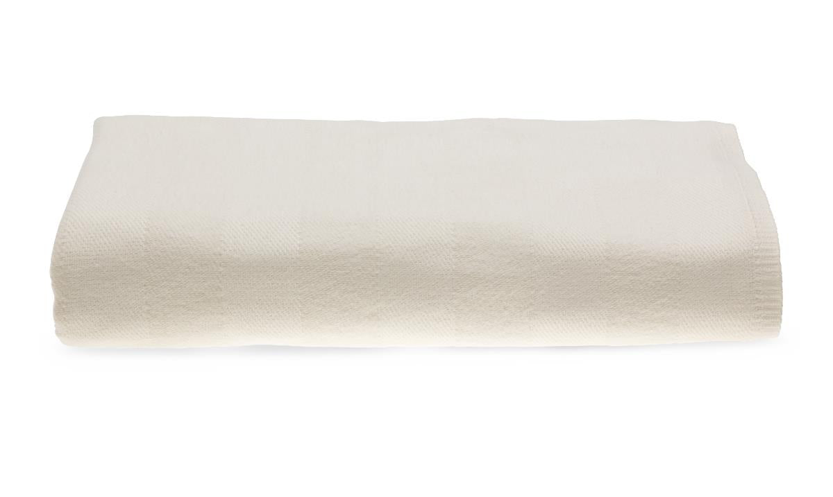 BLANKET,SPREAD,HERRINGBNE,70X108,LINEN