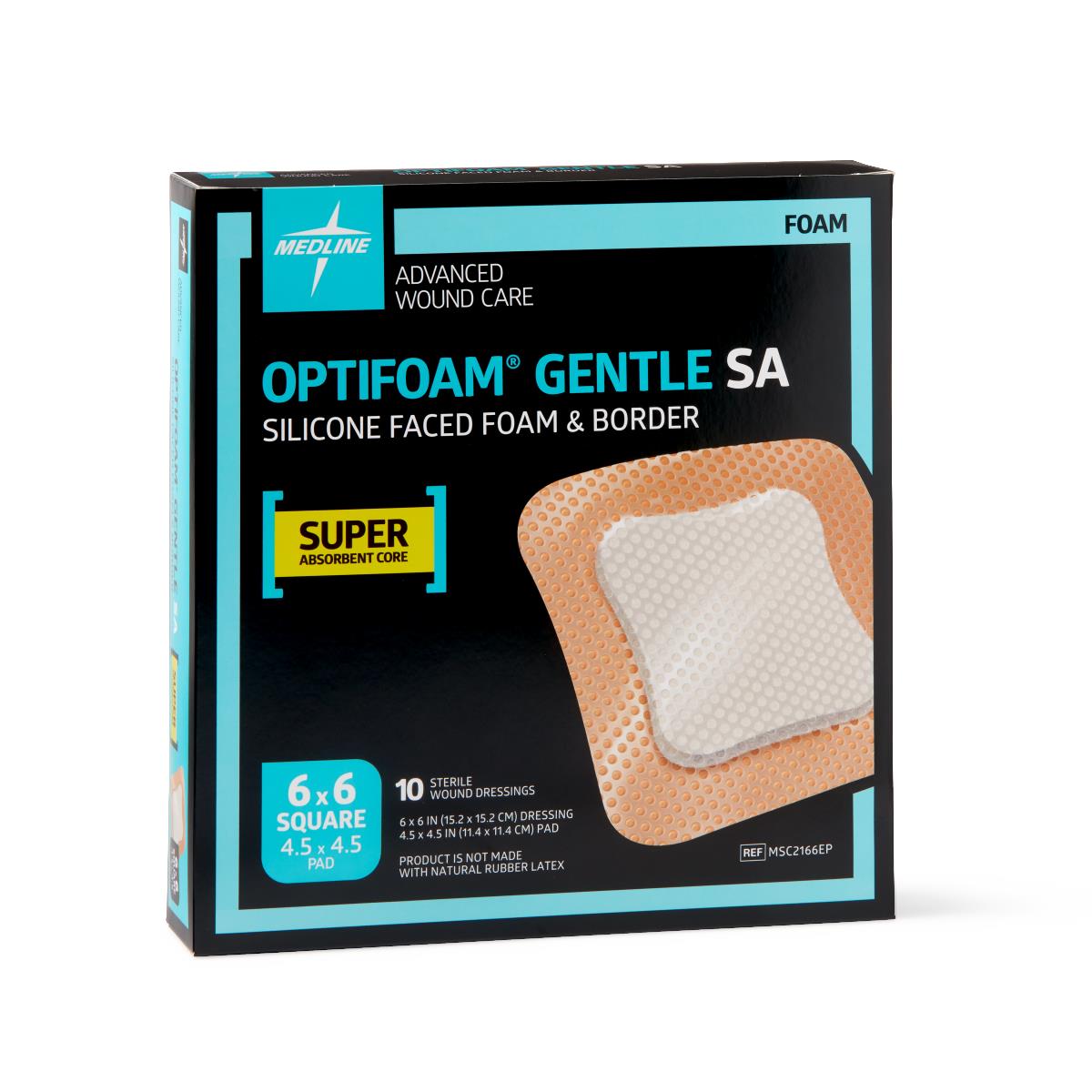 OPTIFOAM GENTLE SA, BORDERED, 6X6