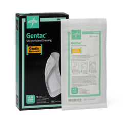 GENTLE BRD GZE,4"X8",2"X6"PAD,STERILE