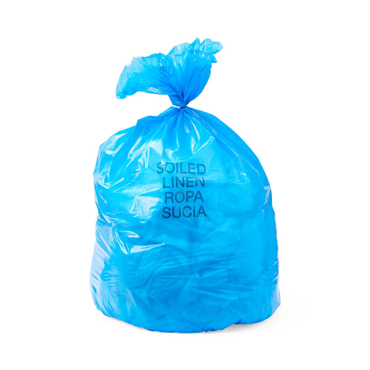 LINER,BLUE,SOILED LIN,38X58,1.5MIL,FLAT