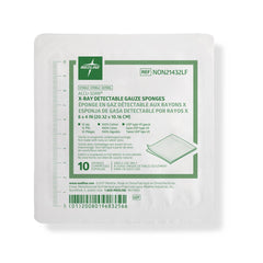 GAUZE,SPONGE,8"X4",12PLY,XRAY,STRL,LF