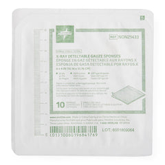 GAUZE,SPONGE,4"X4",32PLY,XRAY,STRL,LF