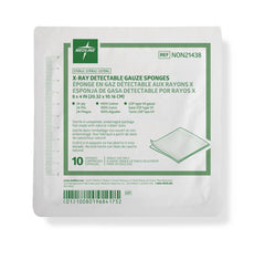 GAUZE,SPONGE,8"X4",24PLY,XRAY,STRL,LF