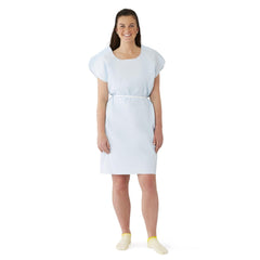 GOWN,PATIENT,DELUXE,T/P/T,BLUE,30X42