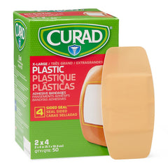 BANDAGE,ADHSVE,PLASTIC,2"X4",ST,LF
