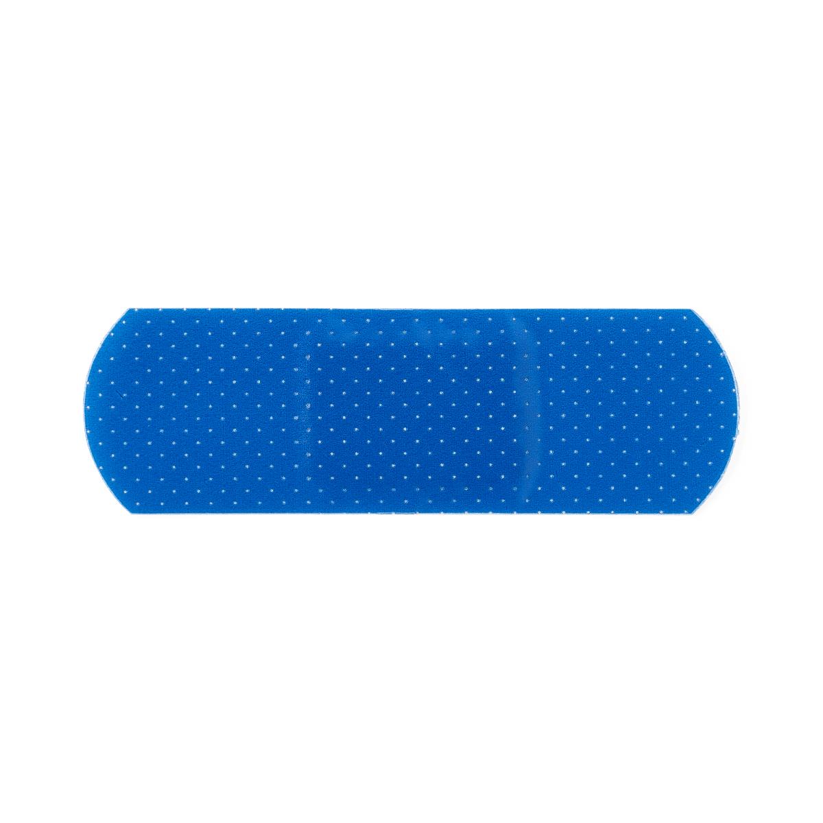 BANDAGE,ADH,PLASTIC,1"X3",BLUE,METAL DET
