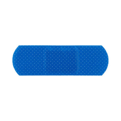 BANDAGE,ADH,PLASTIC,1"X3",BLUE,METAL DET