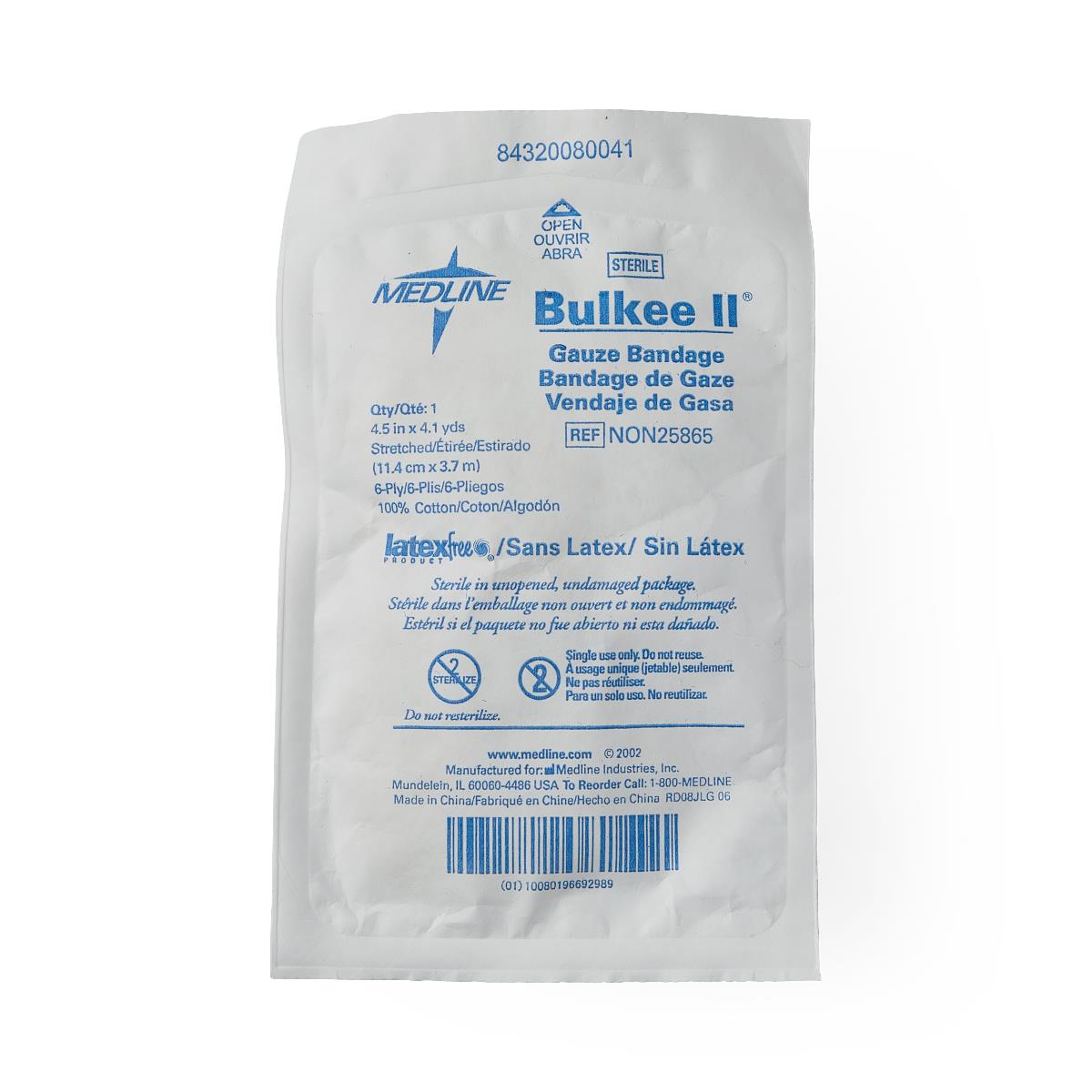 BANDAGE,GAUZE,BULKEE II,4.5"X4.1YD,STRL