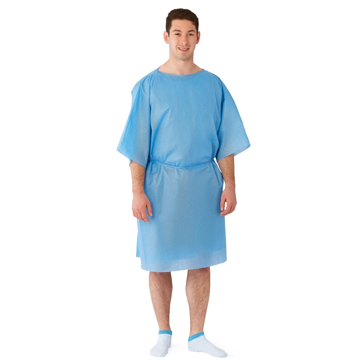 GOWN,PATIENT,MULT-LYR,SHORT SLV,REG