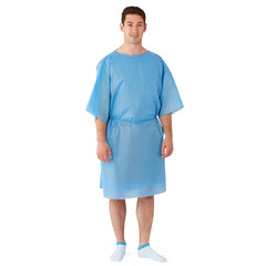 GOWN,PATIENT,MULT-LYR,SHORT SLV,REG