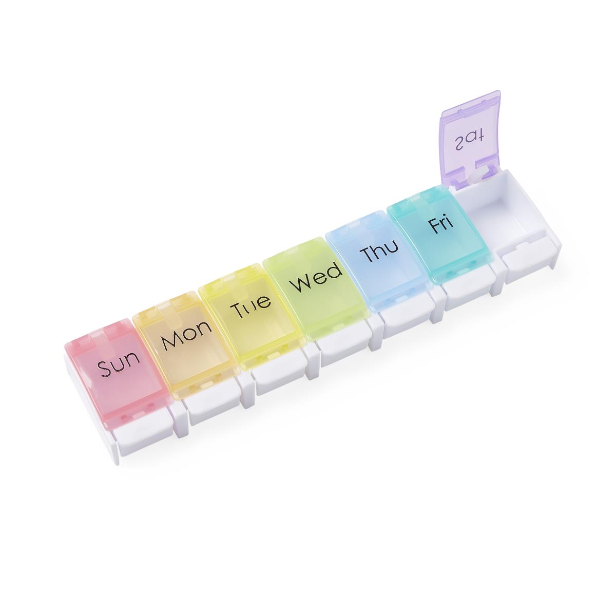 EZ PUSH PILL BUTTON PILL CASE 1X/DAY