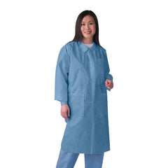 COAT,LAB,MLTILYR,KNT CF/TRDCOLAR,BLUE,2X
