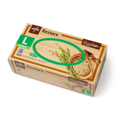 GLOVE, NITRILE, RESTORE OATMEAL, L